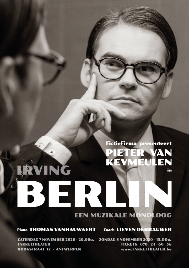 Poster Irving Berlin - Pieter Van Keymeulen