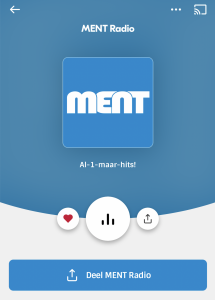 MENT Radio in Radioplayer app
